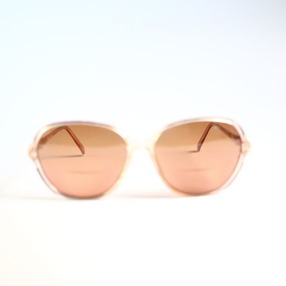 Vintage Joan Collins Secret Tortoise Marine Marron Oversize eyeglasses frame N14 - Picture 5 of 13